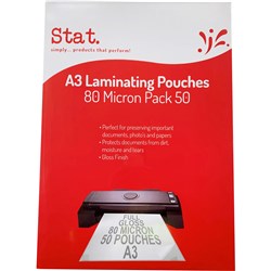 Stat. A3 80 Micron Laminating Pouch