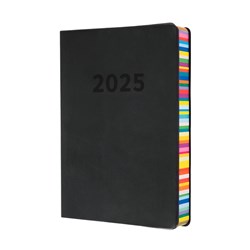 Collins 2024 Edge A5 Day To Page Black Diary