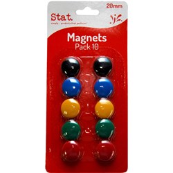 Stat. Asst Colour 20mm Magnets