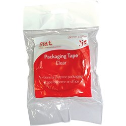 Stat. 24mmx50m Clear Packaging Tape