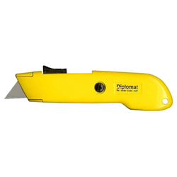 Diplomat A27 Spring Loaded Metal Safety Knife