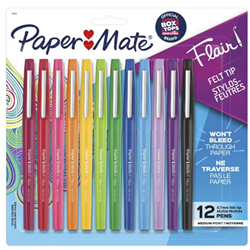 Papermate Flair Assorted Colours Fineliner