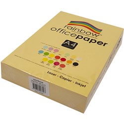 Rainbow Lemon Yellow A4 80gsm Copy Paper