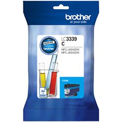 Brother LC-3339XL High Yield Cyan Ink Cartridge