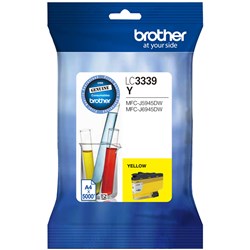 Brother LC-3339XL High Yield Yellow Ink Cartridge