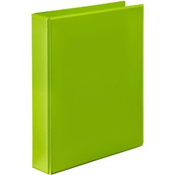 Marbig Clearview A4 Insert Binders A4 25mm 2'D' Lime