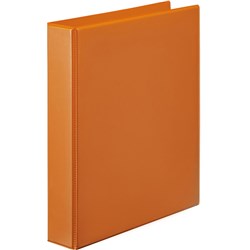 Marbig Clearview A4 Insert Binders A4 25mm 2'D' Orange