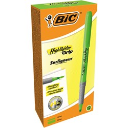 Bic Briteliner Grip Highlighters 1.6-3.3mm Chisel Green
