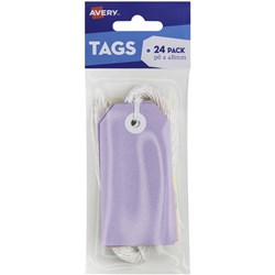 Avery Scallop Tags 96x48mm Multi-Colour