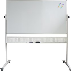 Furnx 1500x900mm Double Sided Mobile Whiteboard