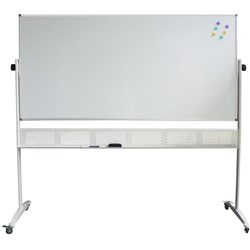 Rapidline 1800x1200mm Mobile Porcelain Whiteboard