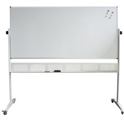 Rapidline 1500x1200mm Porcelain Mobile Whiteboard