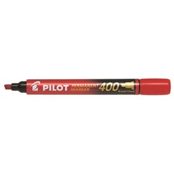 Pilot Sca-100 & 400 Permanent Markers 1.5-4mm Sca400 Chisel Red