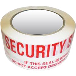Fromm Security Seal Packaging Tape 48mmx66M White & Red