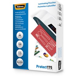 Fellowes Laminating Pouches A4 175 Micron