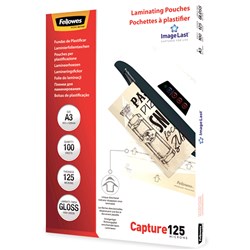 Fellowes Laminating Pouches A3 125 Micron