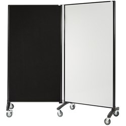 Visionchart Communicate Whiteboard Room Divider 1800X900mm Whiteboard / Cha