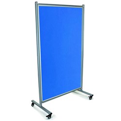 Visionchart Mobile Modulo Pinboard 1800X1000mm Blue