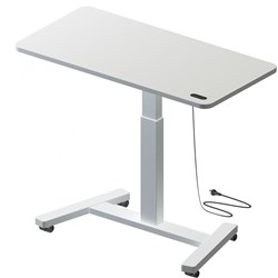 Hot Spot Mobile Sit To Stand Desks White