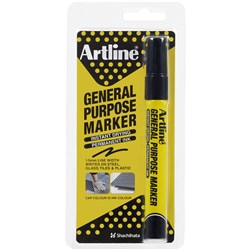 Artline Black General Purpose Permanent Marker HS