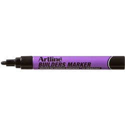 Artline Builders Markers 2.3mm Bullet Black