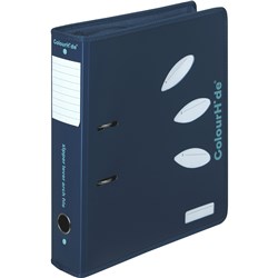 Colourhide A4 Navy Blue Zippered Lever Arch File
