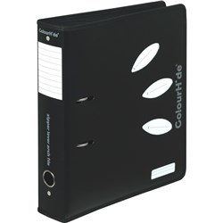 Colourhide A4 Black Zippered Lever Arch File