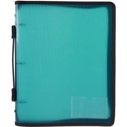 Marbig Zipper Binders With Handle A4 25mm Green