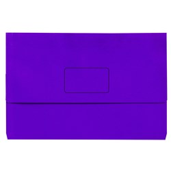 Marbig Slimpick A3 Purple Document Wallet