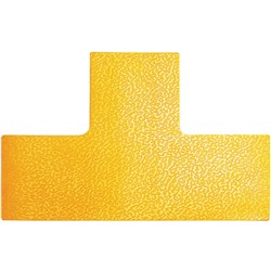 Durable Yellow Floor Markings T Shape