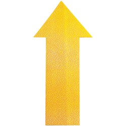 Durable Yellow Floor Markings Arrow