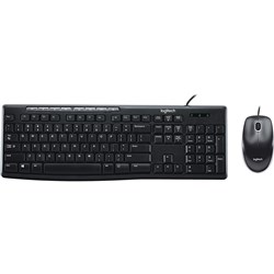Logitech MK200 Compact Wired Keyboard & Mouse Combo