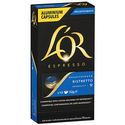 L'Or Espresso Coffee Capsules Decaf Ristretto