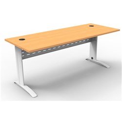 Rapid Span White/Beech 1800x700x730 Open Desk