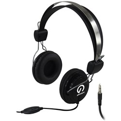 Shintaro Stereo Headset With NOISE CANCELLING INLINE MICROPHONE Black