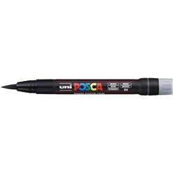 Posca PCF-350 0.1-10mm Brush Tip Black Paint Marker