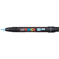 Posca PCF-350 0.1-10mm Brush Tip Light Blue Paint Marker