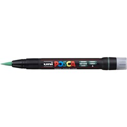 Posca PCF-350 0.1-10mm Brush Tip Green Paint Marker