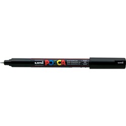 Posca PC-1MR Black 0.7mm Ultra Fine Paint Marker