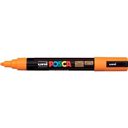 Uni Posca Paint Marker PC-5M  Medium 2.5mm Bullet Tip  Bright Yellow