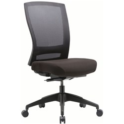 Buro Mentor Mesh Chair Chair No Arms Black Fabric Seat Mesh Back