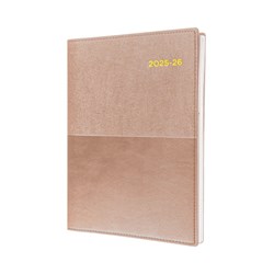 Collins Vanessa A5 Day To Page 1hr Champagne 24/25 Financial Year Diary