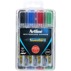 Artline 579 Asst Hard Case 4 Whiteboard Markers