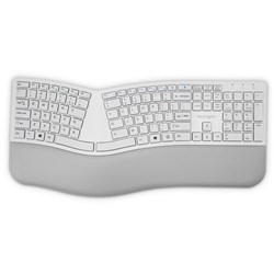 Kensington Dual Wireless Ergo Keyboard Grey