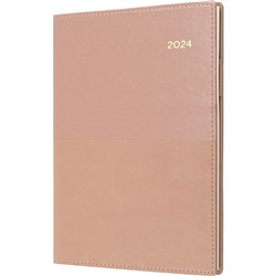 Collins 2024 Vanessa 165 A6 Day To A Page Rose Gold Diary