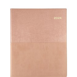 Collins 2024 Vanessa 325 Quarto Week To View Rose Gold Diary