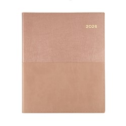 Collins 2026 Vanessa 325 Quarto Week To View Rose Gold Diary