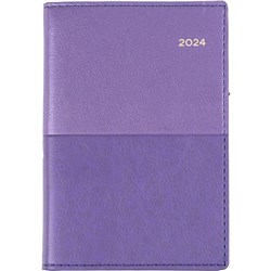 Collins 2024 Vanessa 355 B7R Week To View Lilac Diary