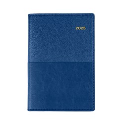 Collins 2025 Vanessa 355 B7R Week To View Blue Diary