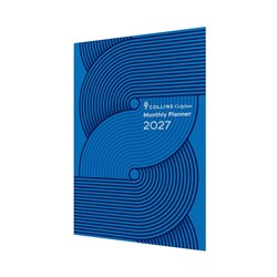 Collins 2026 Colplan 51W A4 Month To A View Blue Geo Planner